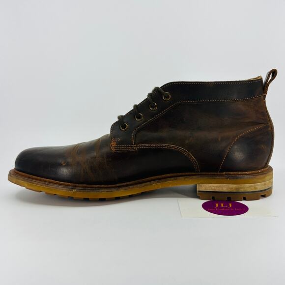 Clarks Men\'s Foxwell Mid Beeswax Leather Lace Up Chukka Boots Size 8.5 main image 7